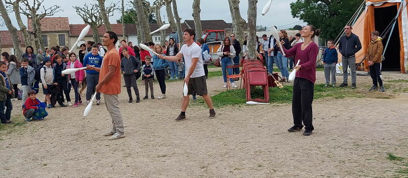 Cirquons Flex en résidence : rencontre sous et autour du chapiteau  !