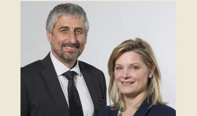 Xavier Ballenghien et Valérie Manissol.