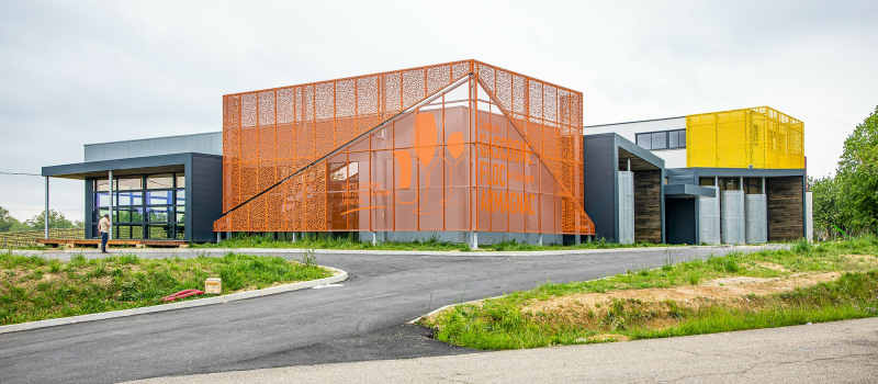 La Maison du vignoble Gascogne-Armagnac à Éauze presque prête