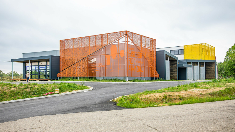 La Maison du vignoble Gascogne-Armagnac à Éauze presque prête