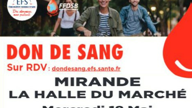 Don du sang appel à tous les donneurs