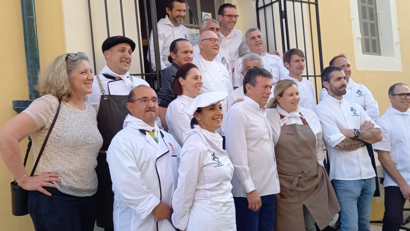 Un repas gastronomique en l'honneur d'André Daguin
