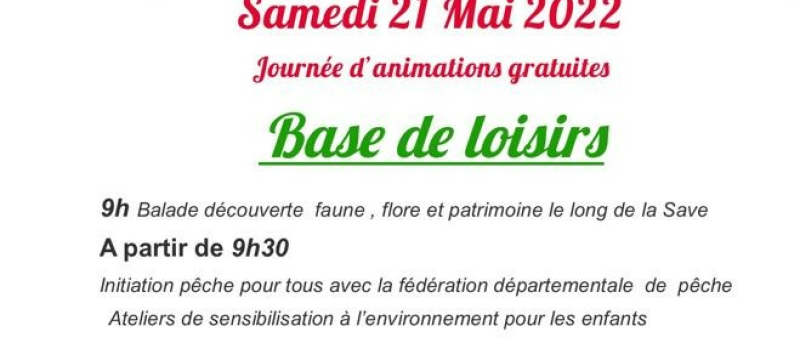 Journée d'animations gratuites à la Base de loisirs de Samatan