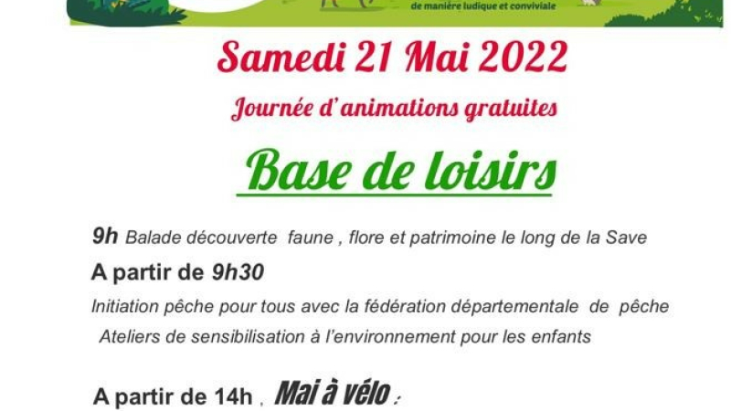 Journée d'animations gratuites à la Base de loisirs de Samatan