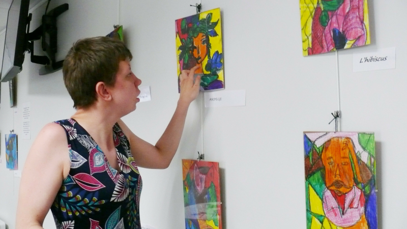 "Artiste et autiste", Audrée Doreau s'expose à la Maison de la Région