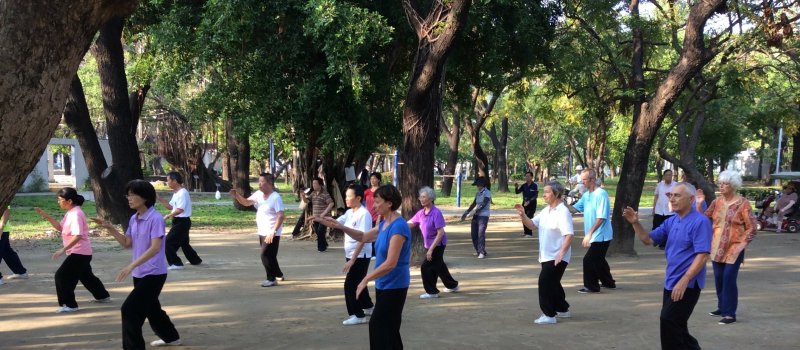 Démonstration de Qi Gong et Taï Chi Chuan