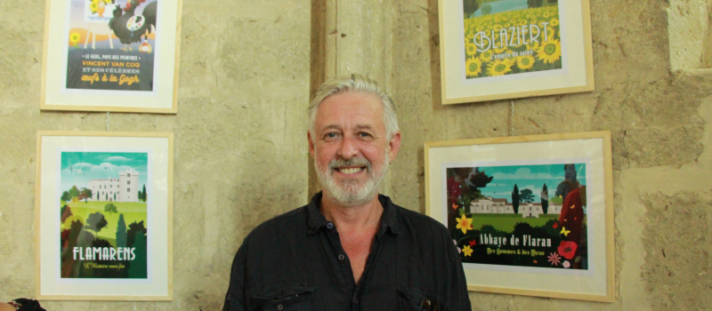 Vernissage à l'étage.