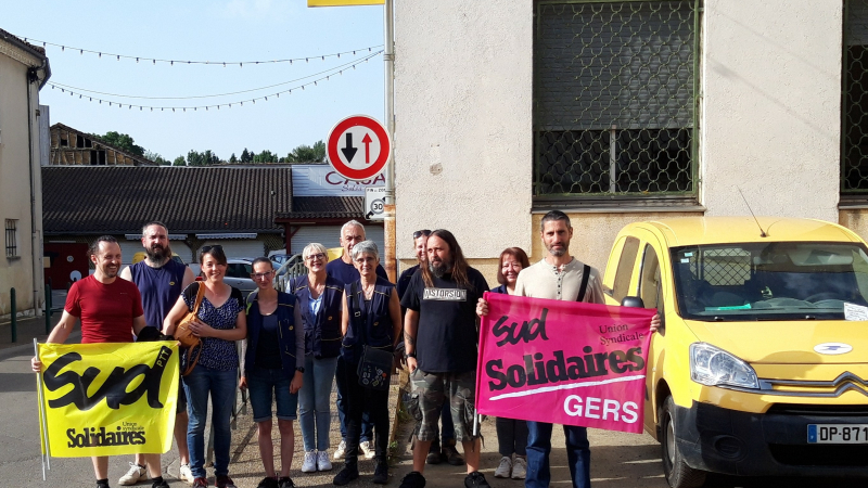 Manifestation des postiers
