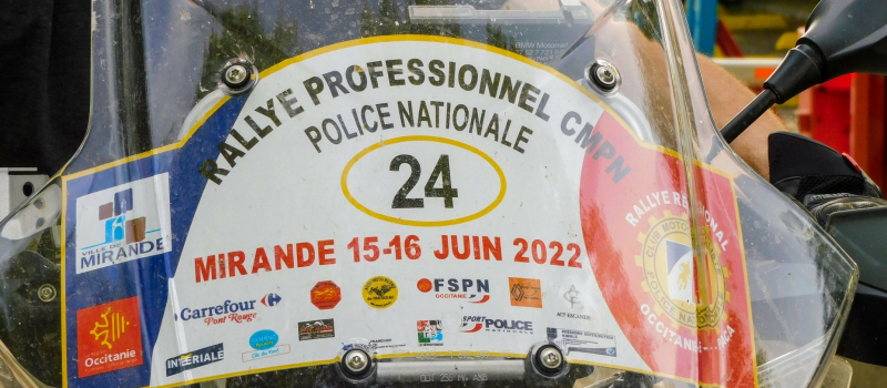 Les motocyclistes de la police nationale Occitanie en compétition