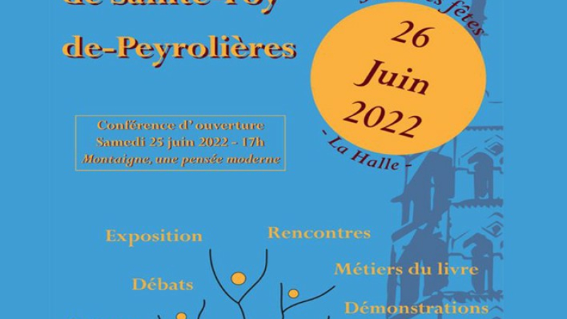 Festival du livre de Saint-Foy-de-Peyrolières ce week-end...