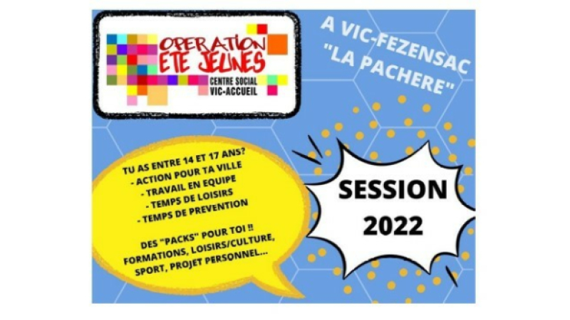 Opération Eté Jeunes : inscrivez-vous !