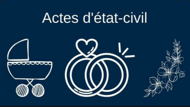 Etat civil semaine 25