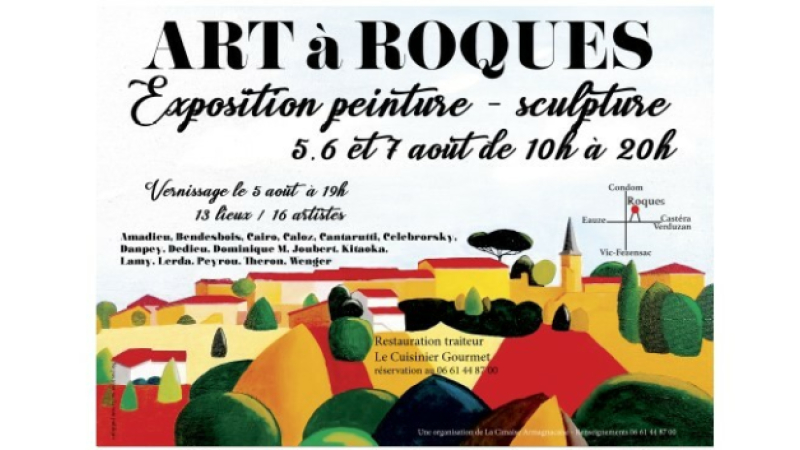 La 4ème édition d'Art à Roques, c'est ce week-end !