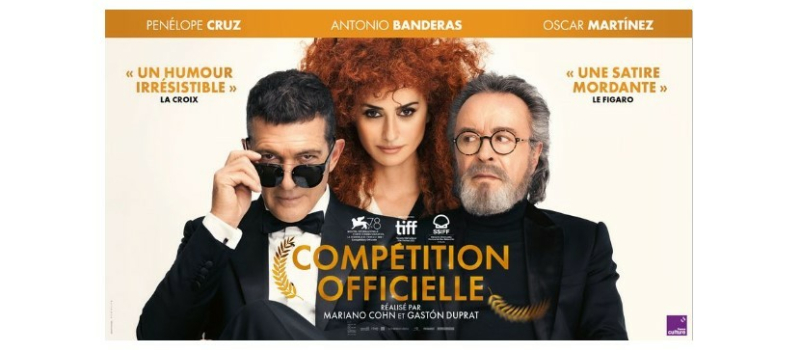 "Compétition officielle", une comédie au cinéma jeudi soir