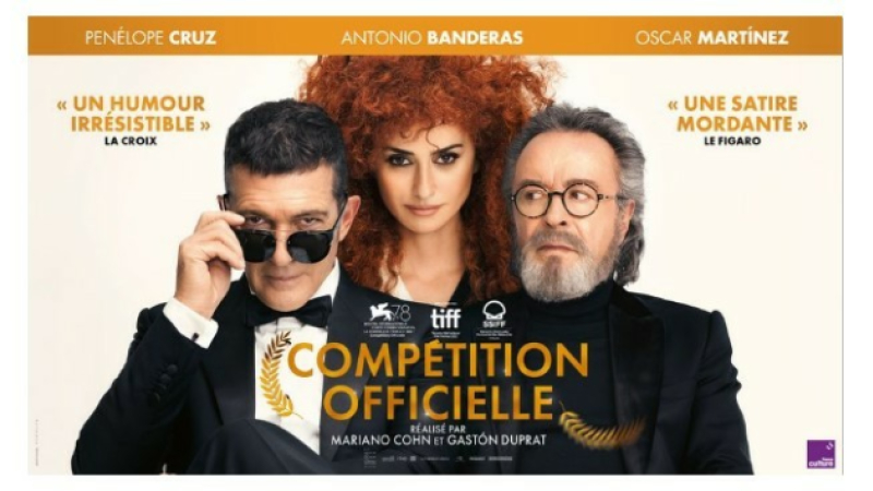 "Compétition officielle", une comédie au cinéma jeudi soir