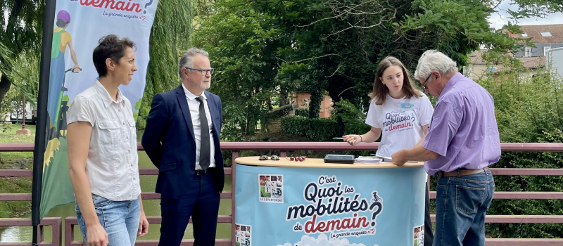 Le Conseil Départemental lance une nouvelle Grande Enquête de l’été : C’est quoi les mobilités de demain?