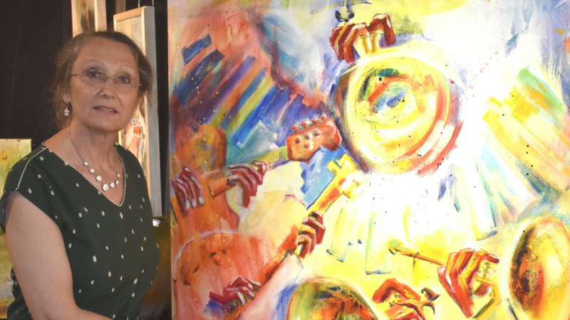 L’univers coloré de Marie-Pascale Lerda s'expose