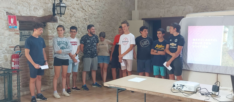 Eté jeunes 2022 : peinture à la Pachère et canyonning au programme du projet collectif !