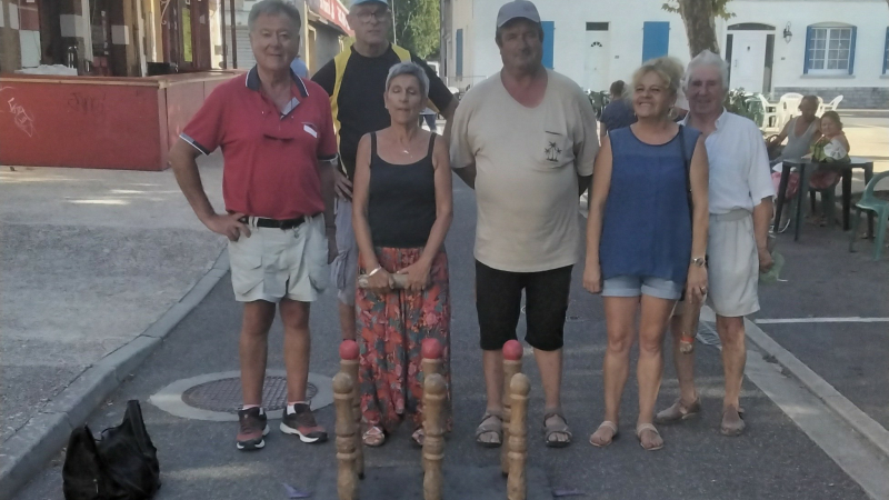 Résultats concours de quille à la mêlée