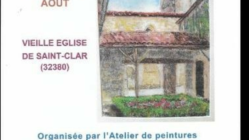 Exposition collective de peintures " La Saint-Claraise 2022 " à la Vieille Eglise
