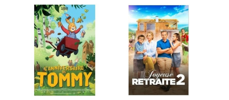 Animation et comédie au cinéma mercredi