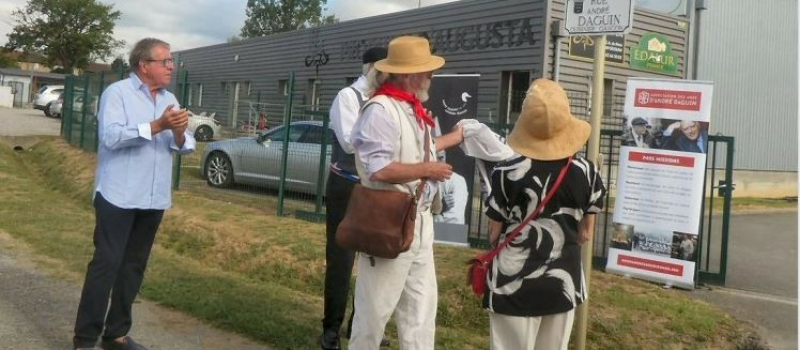 Inauguration de la rue André Daguin