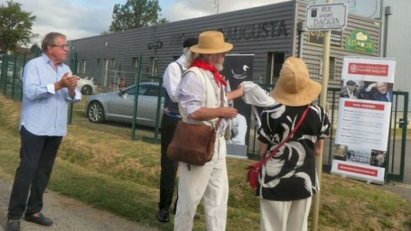 Inauguration de la rue André Daguin