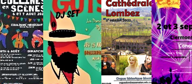 L'été des festivals gersois: août festivals
