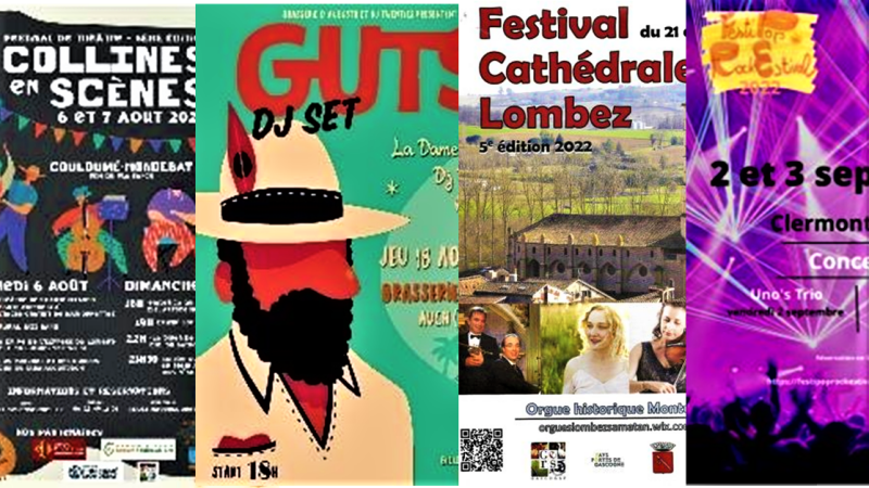 L'été des festivals gersois: août festivals