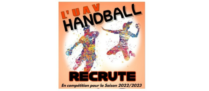 L'UAV Handball recrute !