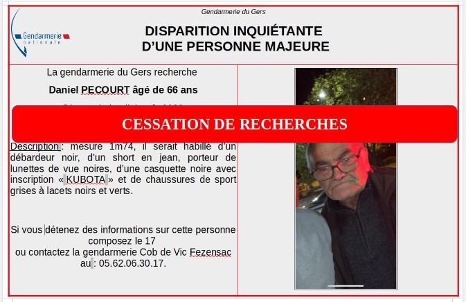 avis recherche fin