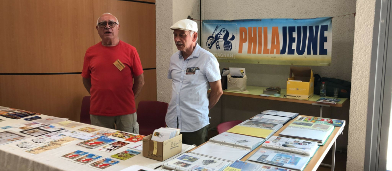 Philajeune présent au salon de la BD d'Eauze.