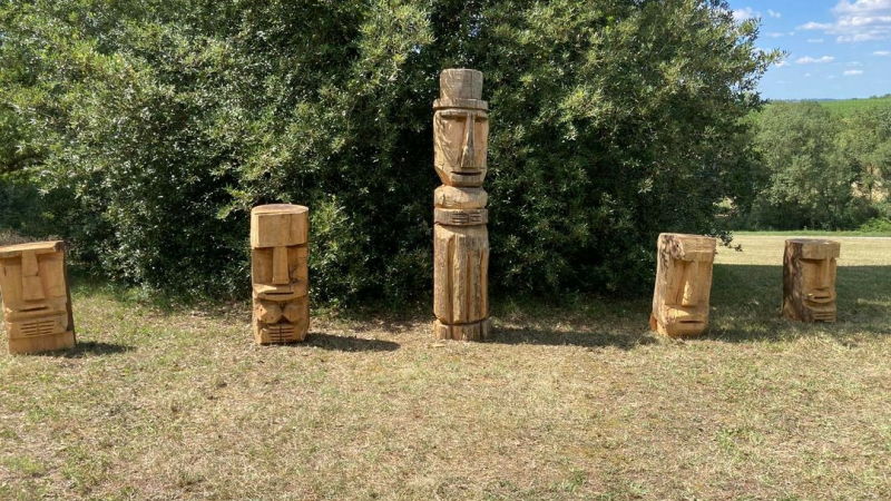 Quand un village se transforme le temps d'un week-end en une galerie d'art, c'est Art à Roques !