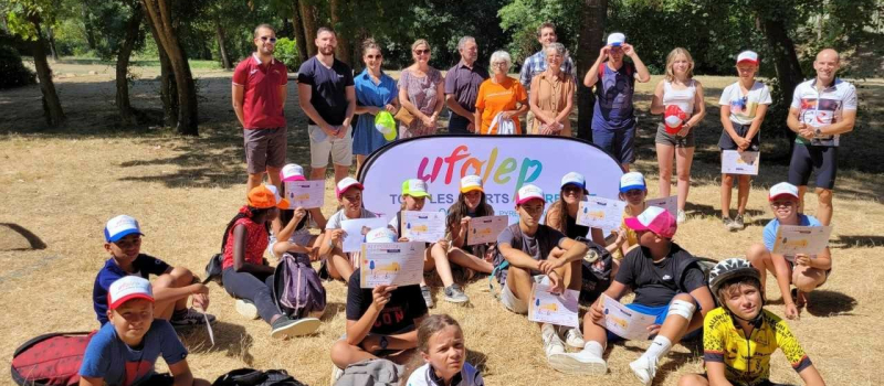 Matinée de formation "Savoir rouler à vélo" au centre de loisirs de Condom animée par l'UFOLEP