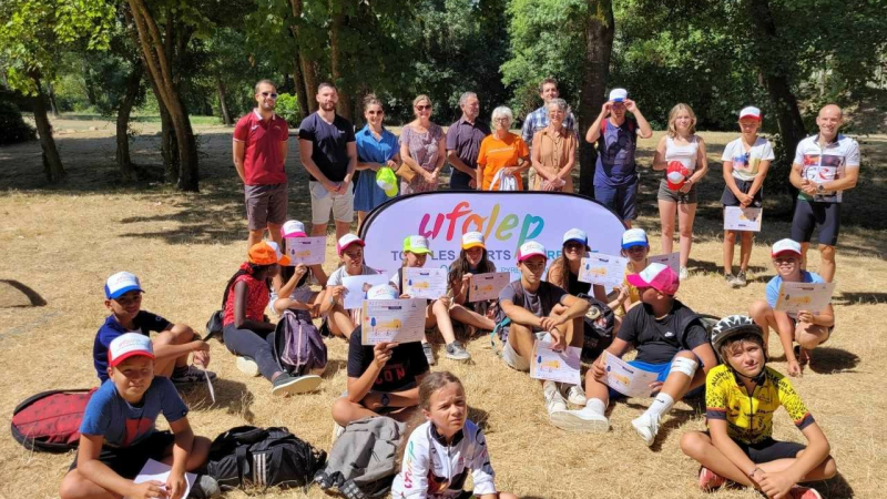 Matinée de formation "Savoir rouler à vélo" au centre de loisirs de Condom animée par l'UFOLEP