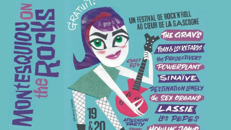 Montesquiou on the rock