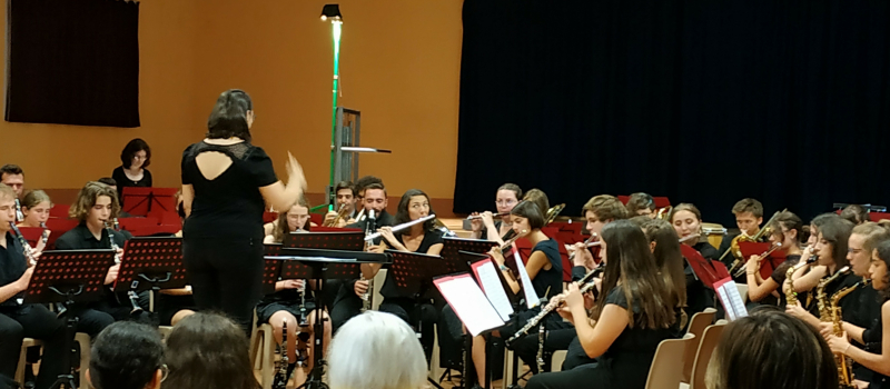 Marciac reçoit l’harmonie Junior du Gers.