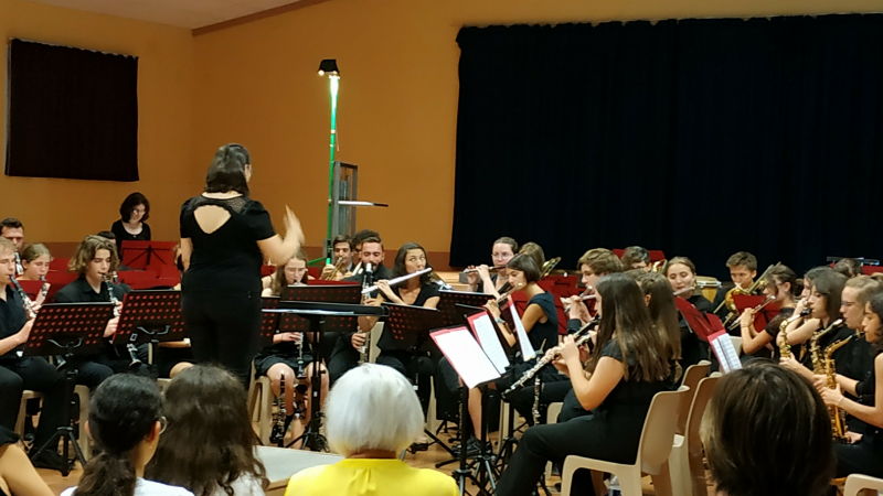 Marciac reçoit l’harmonie Junior du Gers.