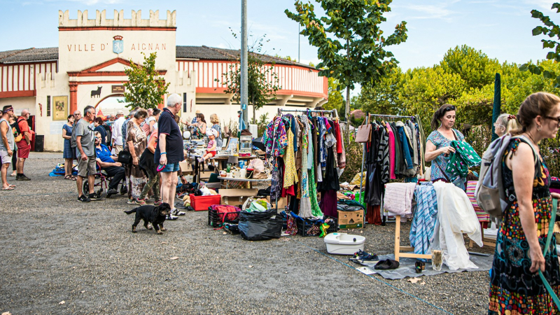 Vide-grenier très couru à Aignan