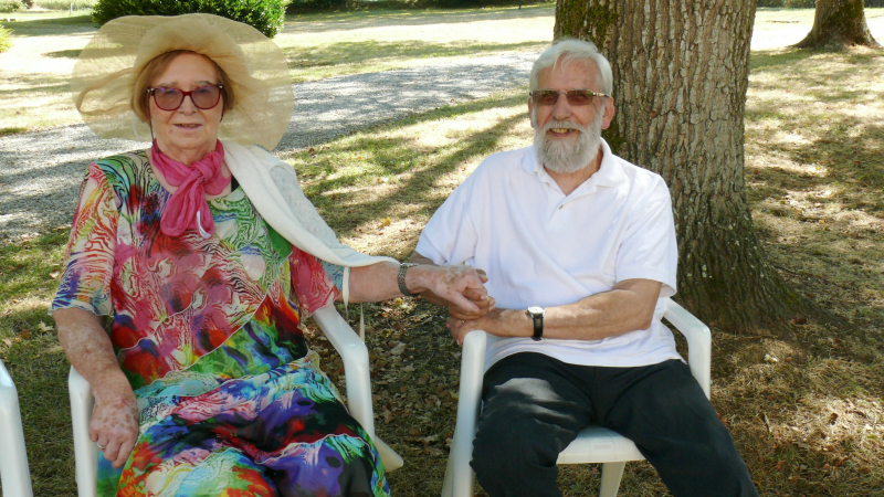 Odette et Christian ont fêté leurs noces de diamant