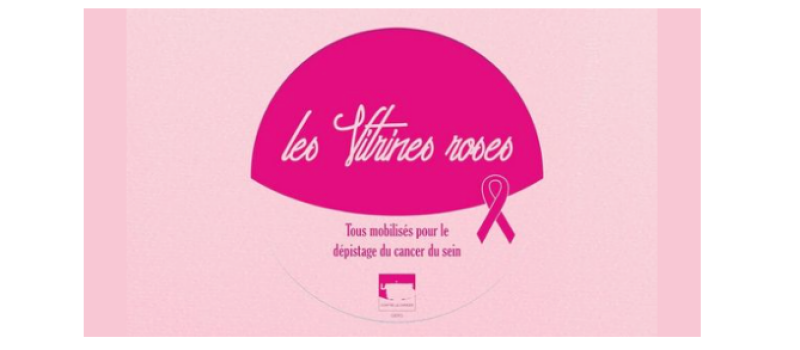 Concours « Les Vitrines Roses » par la Ligue contre le cancer  du Gers !