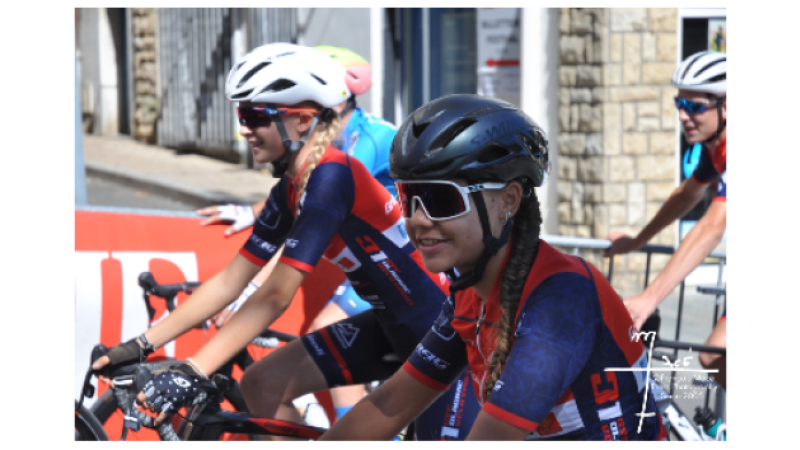 Deux futures championnes cyclistes à Vic-Fezensac pour la course de la Saint Matthieu!