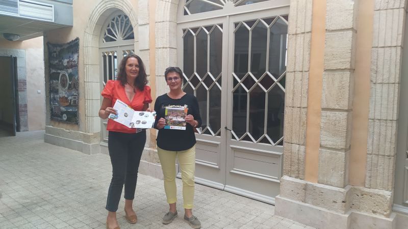 Nouveau format pour le dépliant sur Saint-Clar est édité