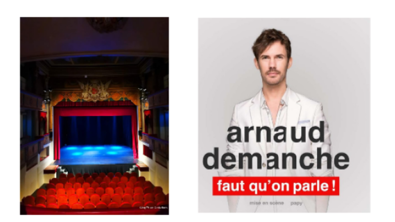 Arnaud Demanche au théâtre d'Auch, c'est vendredi soir et c'est une programmation de In § Off !
