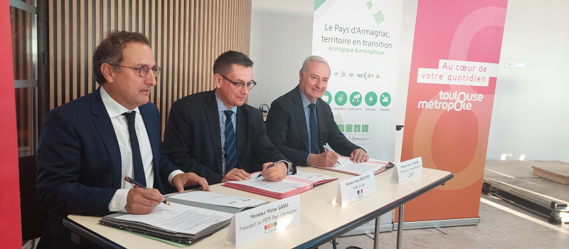 Signature du contrat de réciprocité entre le Pays d’Armagnac et Toulouse Métropole