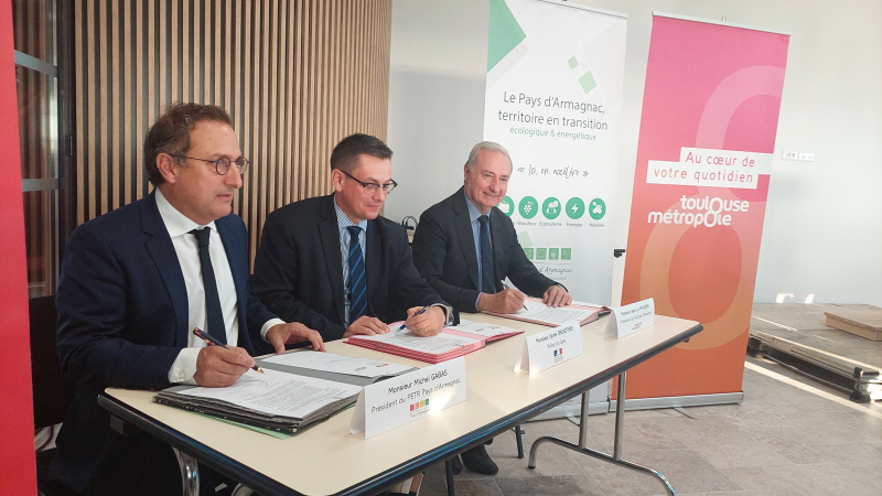 Signature du contrat de réciprocité entre le Pays d’Armagnac et Toulouse Métropole