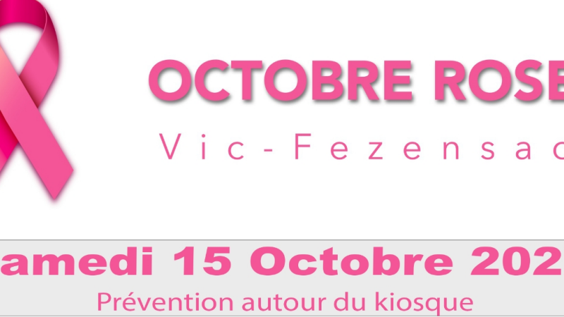 Octobre Rose, c'est samedi 15 octobre à Vic-Fezensac !