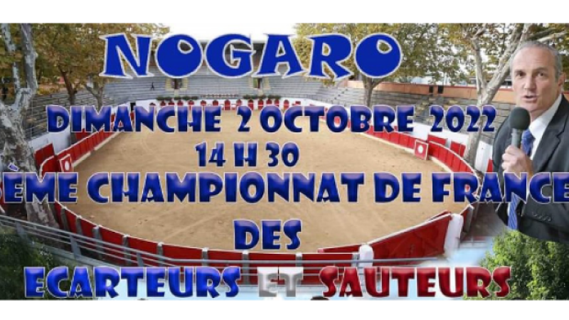 Championnat de France des écarteurs et des sauteurs à Nogaro dimanche