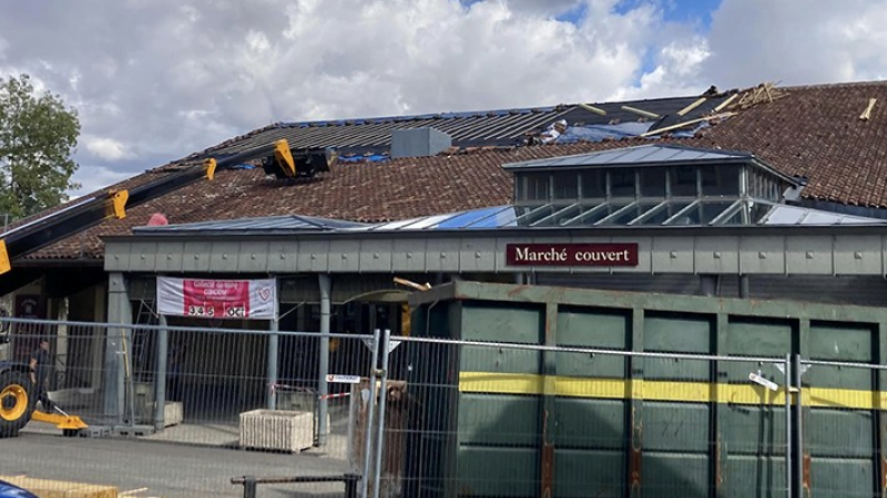 Travaux de la halle c'est parti