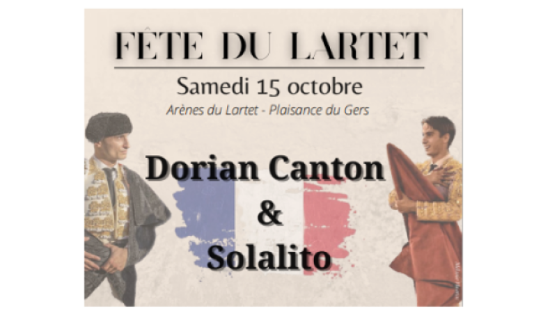 Découvrez le programme de la fête du Lartet samedi  15 octobre